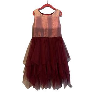 Cat & Jack Fancy Holiday Party Dress Size M 7/8